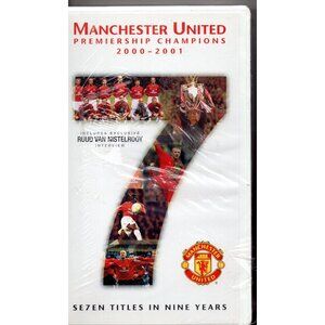 Manchester United Premiership Champions 2000-2001 VHS NEW (PAL European format)